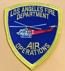 Los Angeles City Fire Department Air Operations Helicopter Patch unbenutzt - Bild 1 von 2