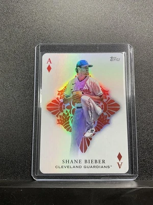 2023 Topps Shane Bieber #AA-15 All Aces Cleveland Guardians - Image 1 of 2
