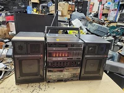SONY FH-10W Vintage BOOMBOX Portable - Spares Or Repairs  - Image 1 of 4