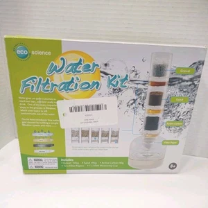 Eco Science Water Filtration Kit Science Tech Homeschool Education New Open Box - Picture 1 of 12