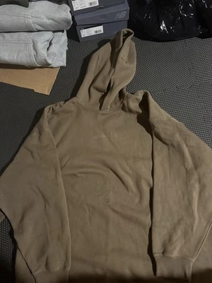 Essentials Fear of God Sudadera con Capucha Relajada Madera Talla XXL Nueva Auténtica Foto 1 de 3
