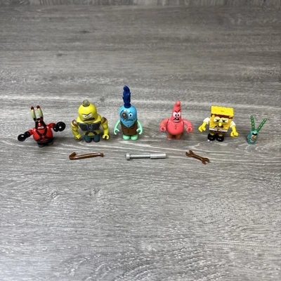 Lot of 6 MEGA BLOKS Spongebob Squarepants Mini Figures Patrick - Image 1 of 4