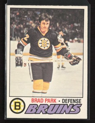 1977-78 O-Pee-Chee #190 Brad Park Boston Bruins Near Mint or Better - Image 1 of 2