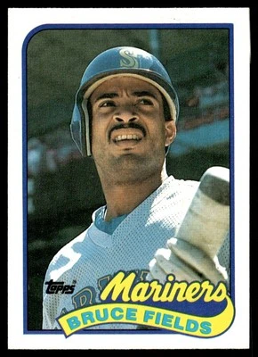 1989 Topps Bruce Fields Seattle Mariners #556 - Image 1 of 2