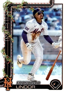 Topps Holiday Base #H171 2025 Francisco Lindor New York Mets - Imagen 1 de 2