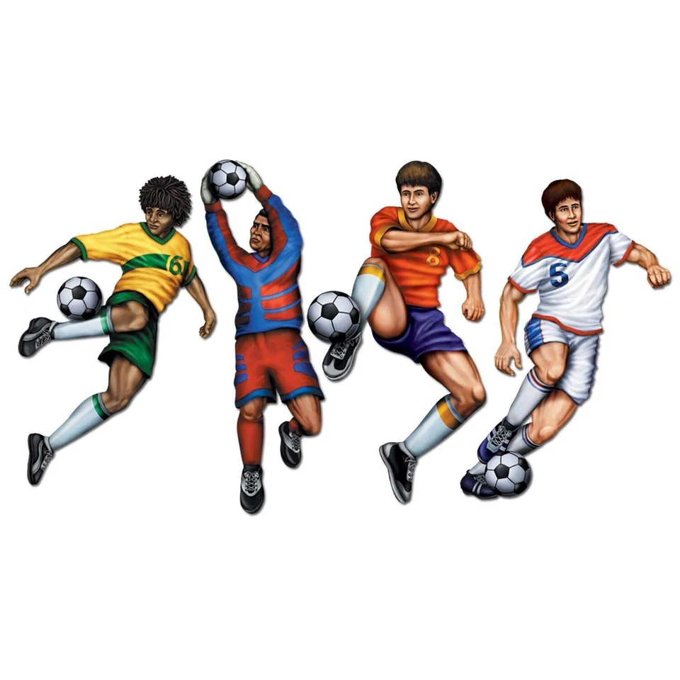 Beistle Soccer Cutouts | Party Supply | Decoration - Image 1 of 1