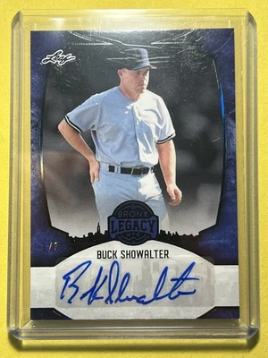 2024 Leaf A Bronx Legacy Buck Showalter Auto #ed 1/3 - Image 1 of 2