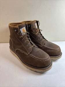 Carhartt Men's 6" Steel Toe Waterproof Wedge Boot Style CMW6295 Size 10W - Picture 1 of 14