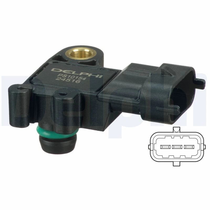 MAP SENSOR DRUCKSENSOR SAUGROHRDRUCK PS10154 DELPHI NEU OE QUALITÄT