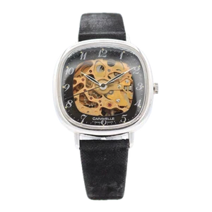 Vintage Caravelle NR8224/1 Skeleton Men's Mechanical Wristwatch 718S w Box - Picture 1 of 5
