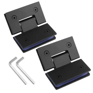 135 Degree Glass Shower Door Hinges, Heavy Duty Frameless Glass Door Hinges R... - Picture 1 of 7