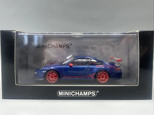 1/43 Minichamps 2010 Porsche 911 GT3 RS (997 ll)  Aquablau Metallic  403069105 ; - Picture 1 of 12