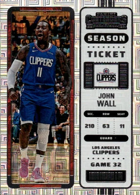 2022-23 Panini Contenders John Wall #71 Los Angeles Clippers 16D - Image 1 of 2