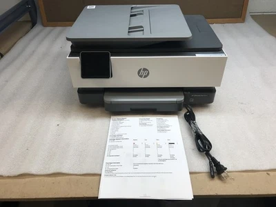 HP Printer OfficeJet Pro 8025 All In One Inkjet White Gray wifi 1K Page Count - Image 1 of 4