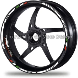 939 796 1100 SP Ducati Hypermotard Motorcycle Wheel Decals Stickers Stripes /335 - Picture 1 of 2