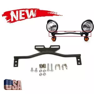 Driving Spot Fog Passing Turn Signal Light Bar Mount Bracket For Harley Dyna - Picture 1 of 11