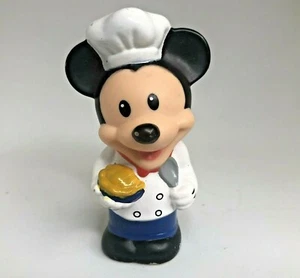 "Figura Fisher Price Little People 2014 Chef Mickey Mouse Disney 3""" - Imagen 1 de 4