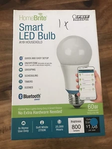 Feit Electric HomeBrite 60W A19 Household Smart LED Bulb - Picture 1 of 3