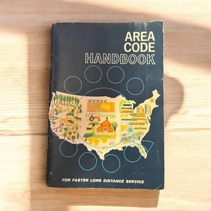 Vintage 1962 Area Code Handbook Bell Telephone Company Pennsylvania Advertising - Picture 1 of 8