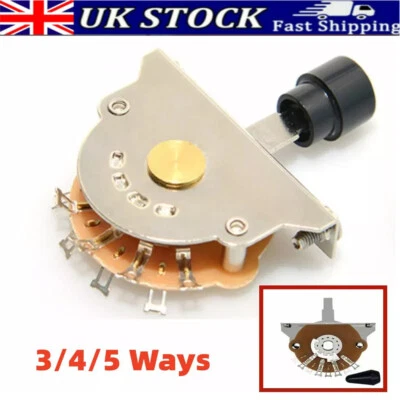 Oak Grigsby Switch For Telecaster Stratocaster Guitar 3 Way 4 Way 5 Way UK STOCK - Image 1 of 4