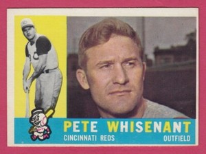 1960 Topps # 424 Pete Whisenant - Cincinnati Reds -- Box 722-798