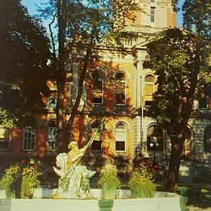 Postal cromada de Court House Building Goshen Indiana 1959 - Imagen 1 de 8