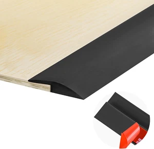 3.3Ft Carpet Floor Transition Strip, Self Adhesive Floor Edging Trim Strip, PVC - Picture 1 of 12