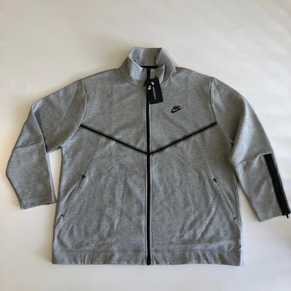 Nike Sportswear Tech Fleece Windrunner Zip Up CW4298-063 Womens Size Medium