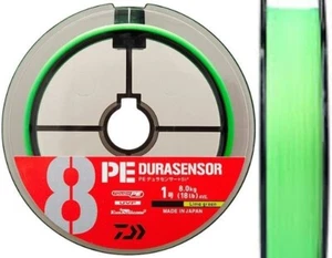 Daiwa Fishing PE Line UVF PE DURASENSOR×8+Si² 150m #2-35 lb Lime green - Picture 1 of 3