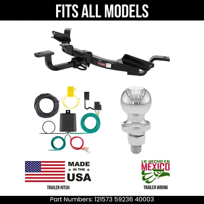 Enganche de remolque Buick Park Avenue 97-05 cableado de 4 pines bola de 2" se adapta a todos los remolques de corte Foto 1 de 4