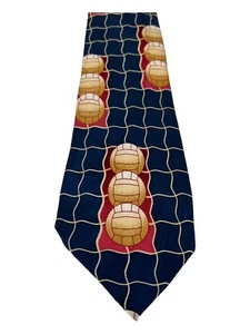 Corbata para hombre talla 60 in por All American ropa deportiva azul rojo blanco oro balones de fútbol - Imagen 1 de 11
