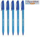Paper Mate InkJoy 100 Ballpoint Pens Medium Point 1.0mm Blue Ink PACK OF 5