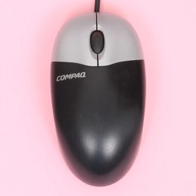 Genuine Compaq PS/2 Mechanical Computer Mouse w/ Scroll Wheel [M-SB596] - Image 1 of 4