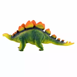 Dinosaurier Spielzeug Stegosaurus weicher Gummi Dino Weihnachten Neujahr Geschenk für Jungen Mädchen Kinder - Bild 1 von 4