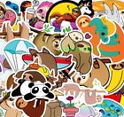 Sloth Cartoon Animal Stickers Kid Fun Skateboard Bomb Vinyl Laptop Luggage Decal