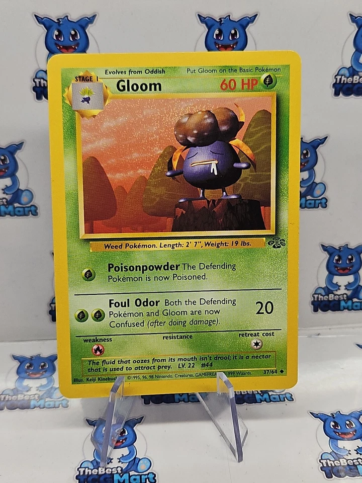 Pokemon Gloom 37/64 Jungle LP - Image 1 of 2