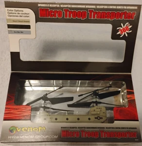 Venom Group Micro Troop Transporter Infared RC Helicopter Original Box PLS READ - Picture 1 of 11