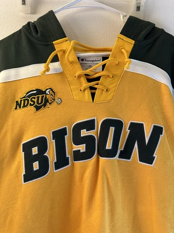 Champion North Dakota State University Bison Hockey Style Jersey Mens 2XL NDSU Cover