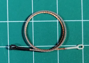 M4 SHERMAN/FIREFLY TOW CABLE W/EYELETS for TAMIYA, HOBBYBOSS...#4804 1/48 EUREKA - Picture 1 of 2