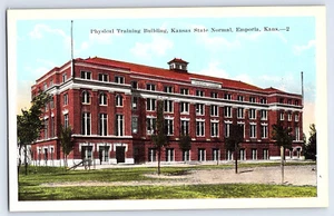 Kansas State Normal School Physical Training Building Emporia postcard - Picture 1 of 2