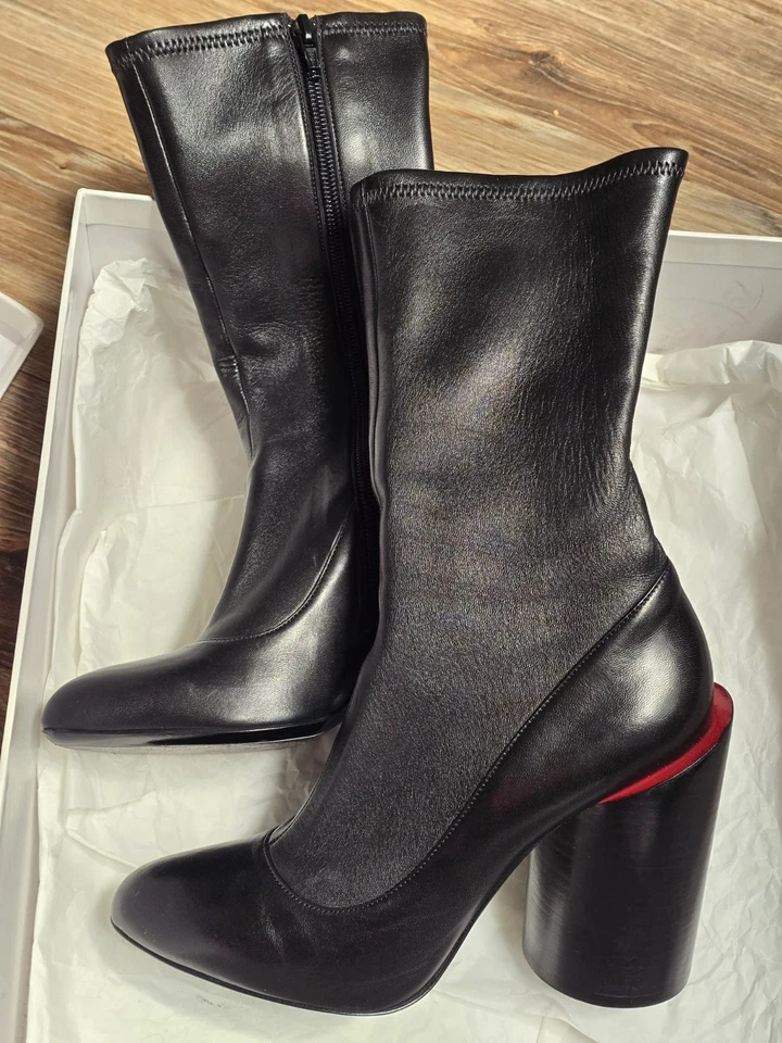  Givenchy Botte Show Com Noir/Rouge Talla 6.5-LNWT - Incluye caja y cubiertas antipolvo Foto 1 de 4