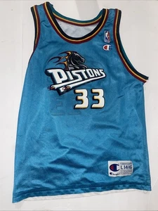Vintage Detroit Pistons Grant Hill Trikot Jugend Größe L 14-16 - Bild 1 von 2