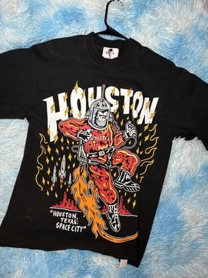M Warren Lotus Black Houston Space City Shirt - Image 1 of 3