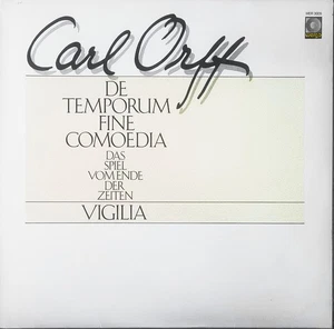 Carl Orff : De Temporum Fine Comoedia - Vigilia  / Wergo - Bild 1 von 3
