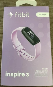 Fitbit Inspire 3 Flieder Silikonarmband Aktivitätstracker Lila NEU Fabrikversiegelt - Bild 1 von 5
