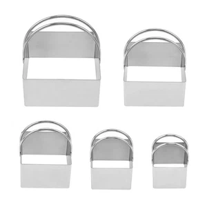 Versatile Stainless Steel For Mousse Ring Set for Layering and Molding - Picture 1 of 8