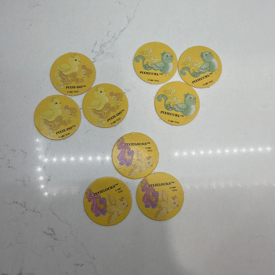 Lote de discos Pixietail amarillos de repuesto vintage Lady Lovely Locks & The Pixietails Foto 1 de 1