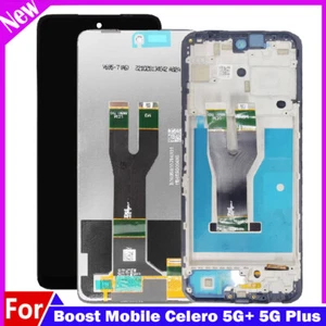 For Boost Mobile Celero 5G Plus Display LCD Display Touch Screen Digitizer±Frame - Photo 1 sur 13