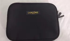 "Borsa per trucco in tessuto misto cotone cosmetica Lancome Pretty nera 8,5"" X 7" - Foto 1 di 6