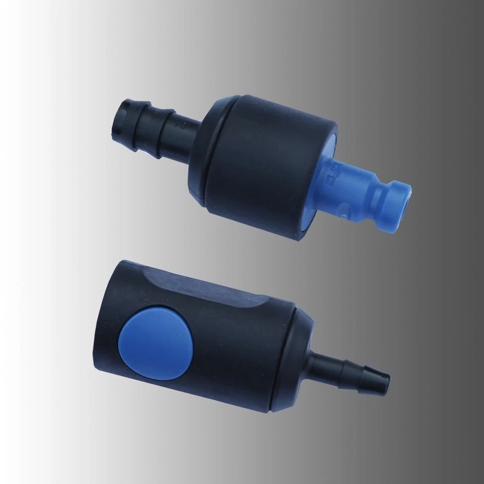 MARKENLOS BFS Wasserfüllsystem-Satz Stecker m. Kupplung 6mm für Staplerbatterie Aquamatik